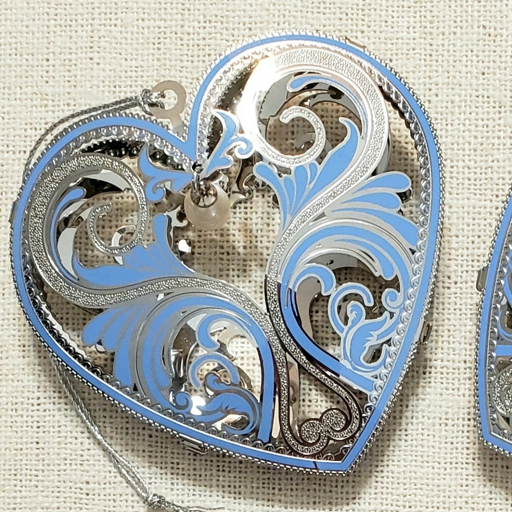 Vantel Pearls Heart of the Holiday Ornaments